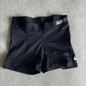 Nike Pro Black Athletic Shorts with Compression Fit
